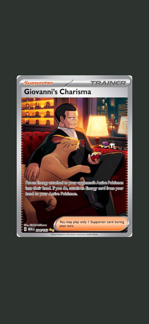 Giovanni's Charisma