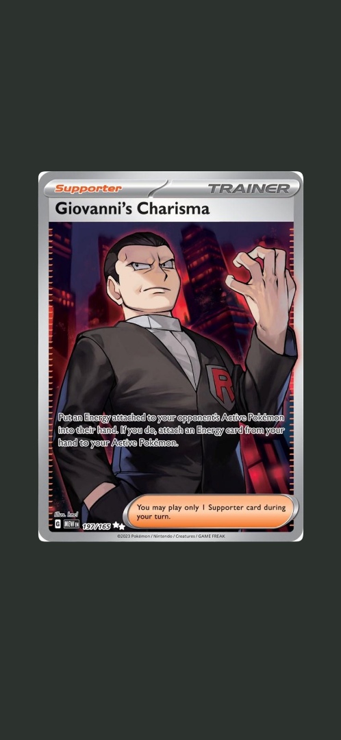 Giovanni's Charisma